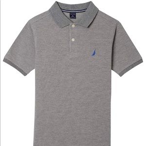 Nautica Boys’ Short Sleeve Tonal Stripe Polo Shirt